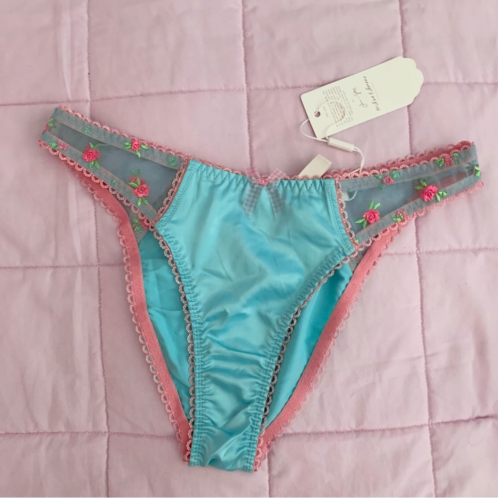 NWT For Love And Lemons Garden Party Panty S - Picture 3 of 5